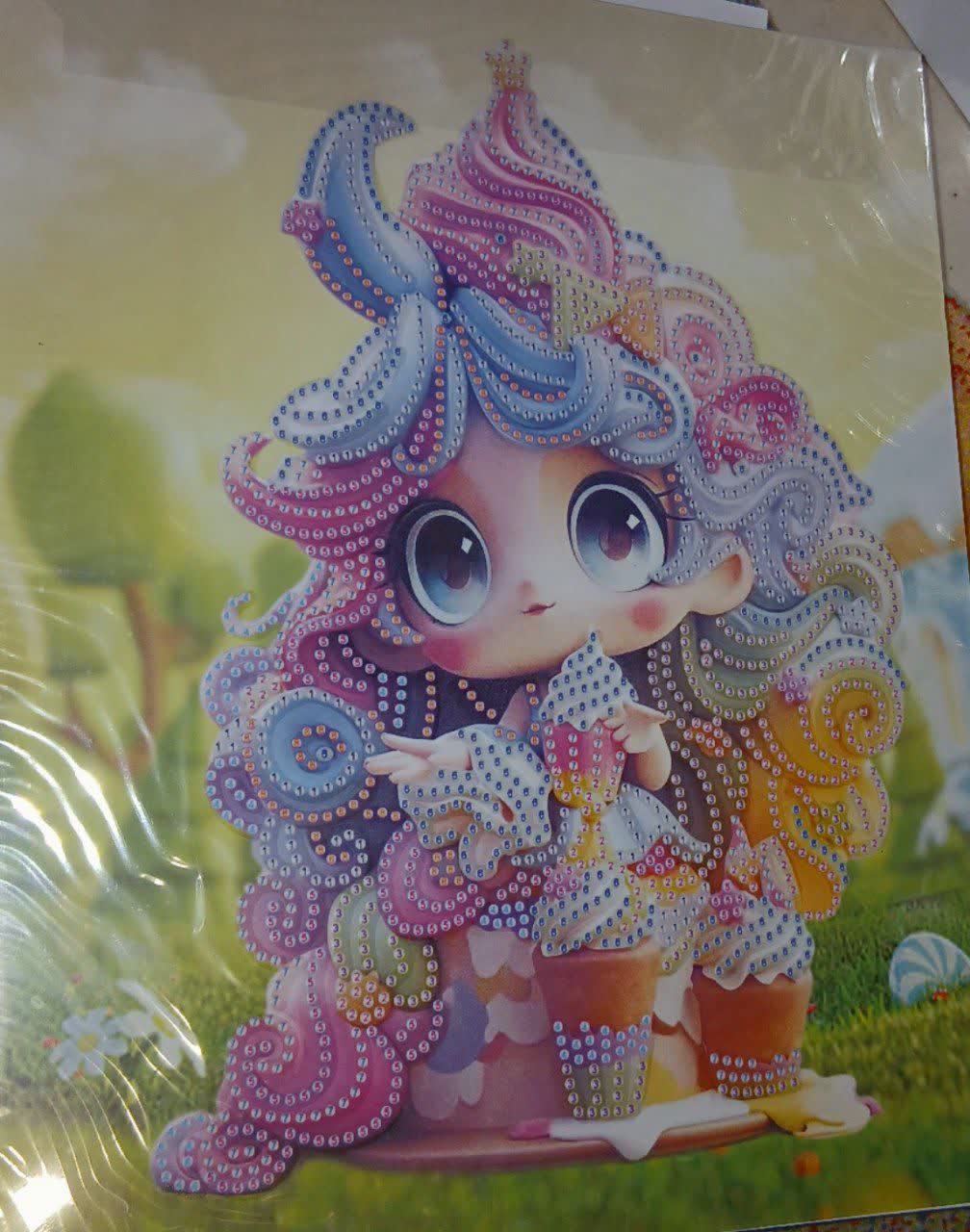 نقاشی الماسی چوبی