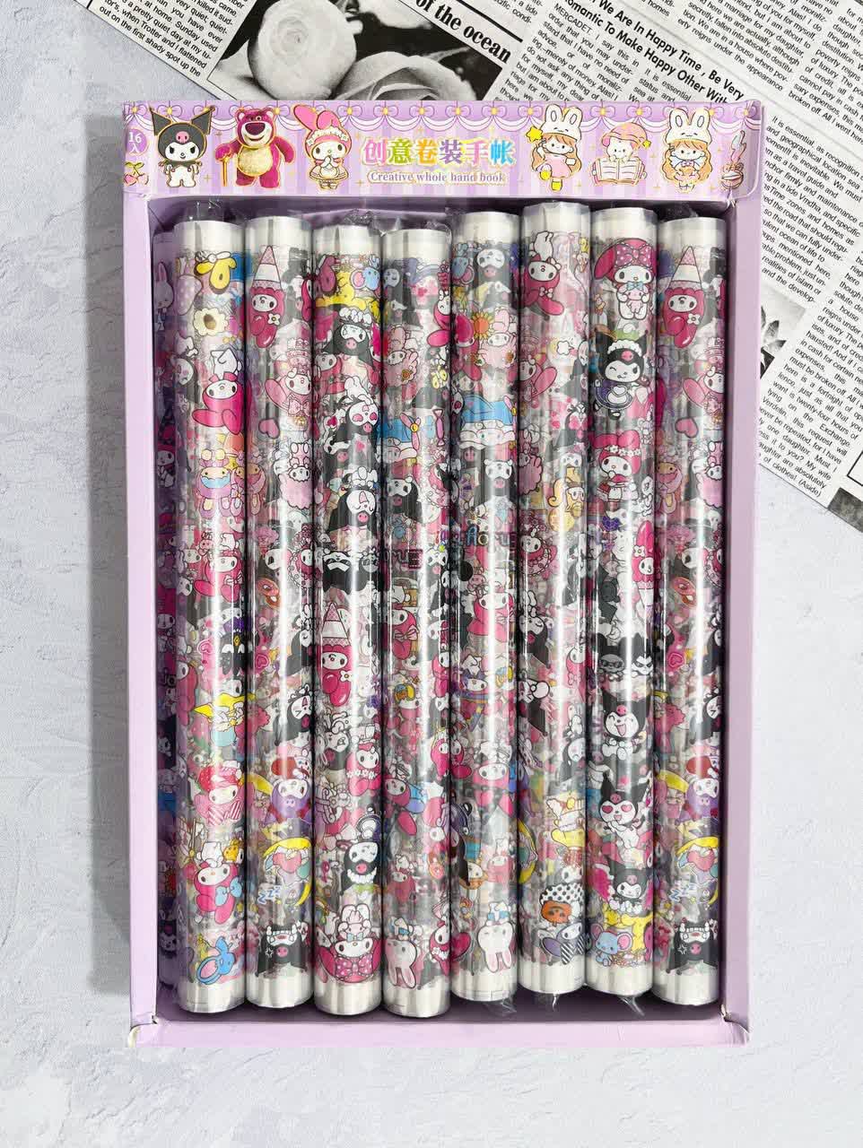 استیکر رولی بزرگ کرومی