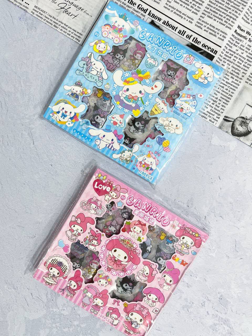 استیکر ۱۰۰ تایی کرومی