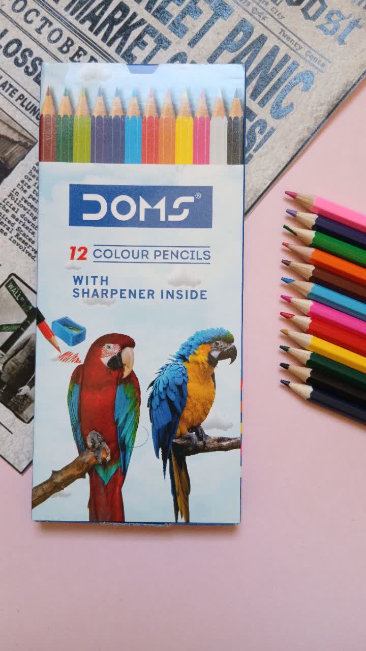 مداد رنگی ۱۲ رنگ